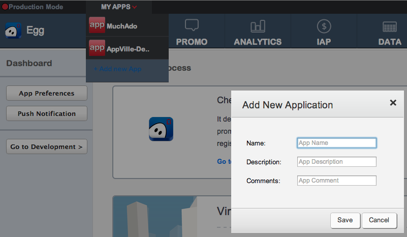 Add New Application