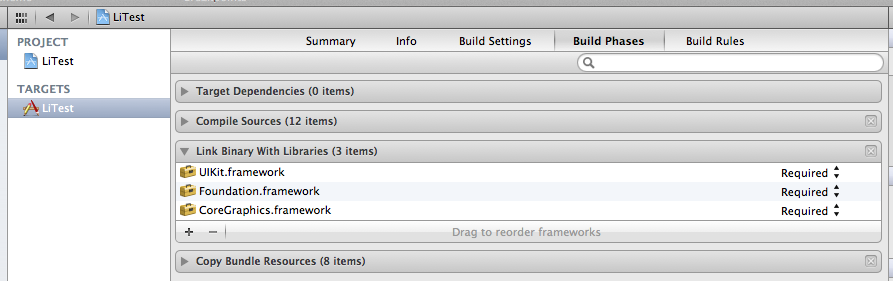Link Binary With Libraries